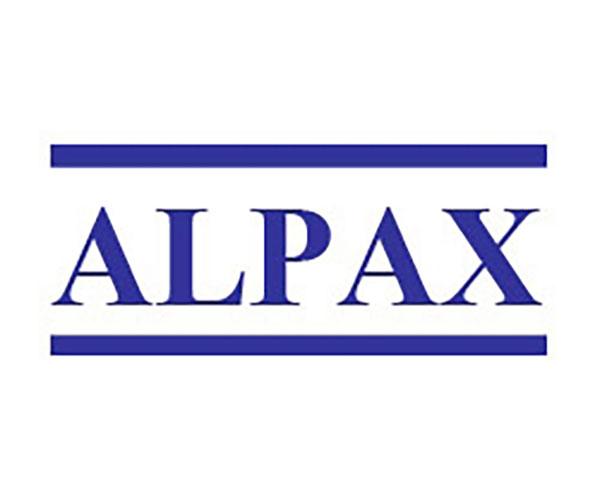 Logo de nuestro cliente Alpax